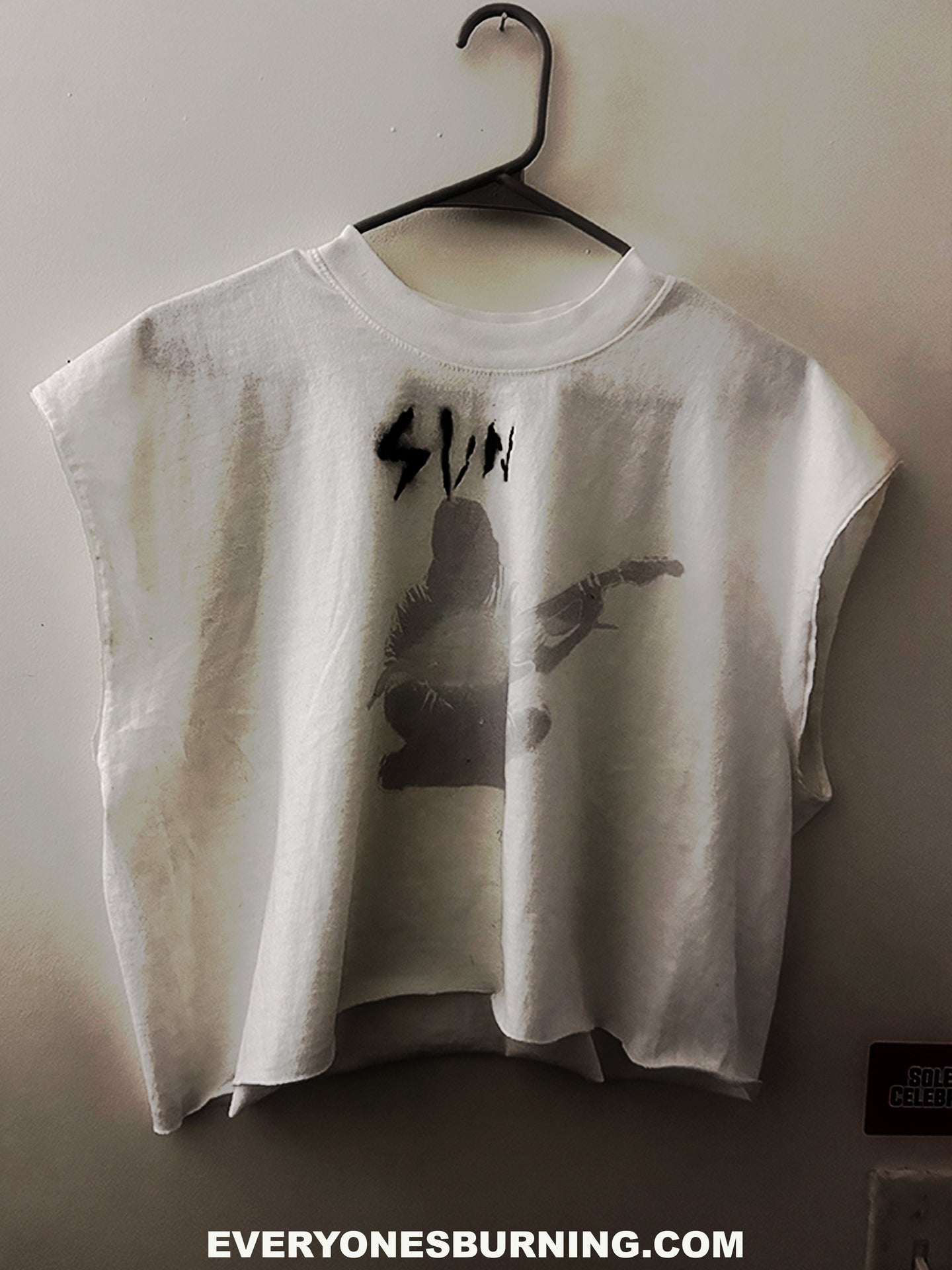 SUN – White Tee Poster